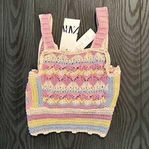 Zara crochet tank top - New with tags